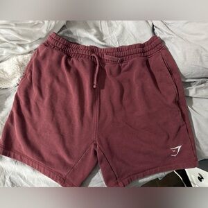 Gymshark Burgundy Shorts